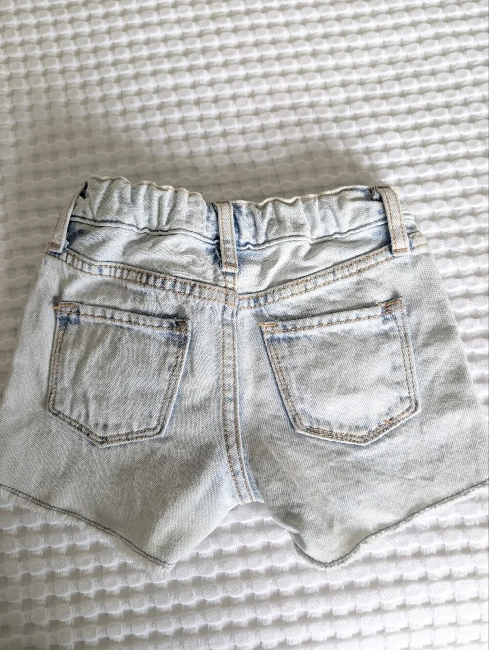 Old Navy Acid Washed 🌈 Rainbow Patch Denim Shorts